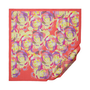 ipekevi - Nar Çiçeği Duygusal Çiçekler Tensel Desenli Eşarp