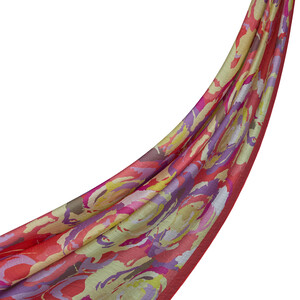 ipekevi - Nar Çiçeği Duygusal Çiçekler Tensel Desenli Şal