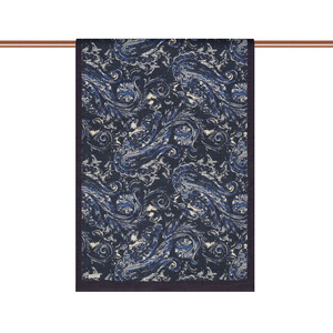 ipekevi - Navy Breeze Print Tencel Scarf (1)