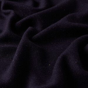 ipekevi - Navy Cashmere Wool Silk Dot Scarf (1)