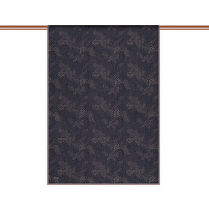 Navy Ethnic Harmony Print Cotton Scarf - Thumbnail