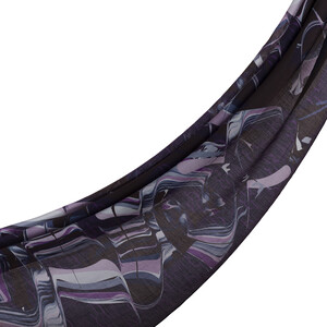 Navy Mink Marble Flow Tencel Scarf - Thumbnail