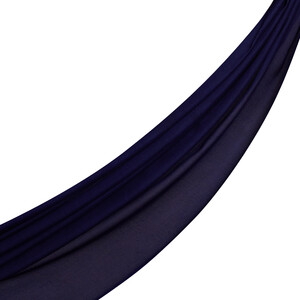 Navy Plain Modal Scarf - Thumbnail