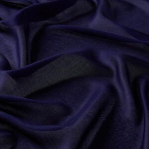 Navy Plain Modal Scarf - Thumbnail