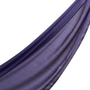 Navy Pyramid Modal Silk Scarf - Thumbnail