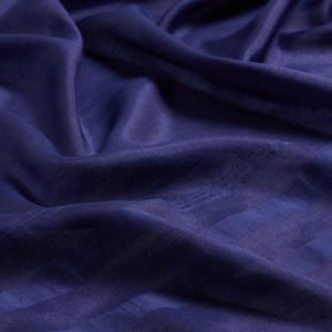 Navy Pyramid Modal Silk Scarf - Thumbnail