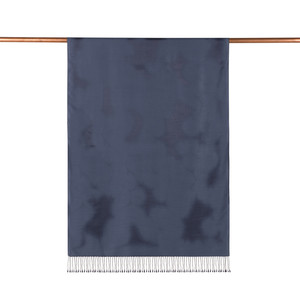 ipekevi - Navy Spray Paint Print Silk Scarf (1)