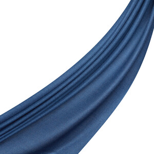 ipekevi - Navy Wool Silk Scarf (1)