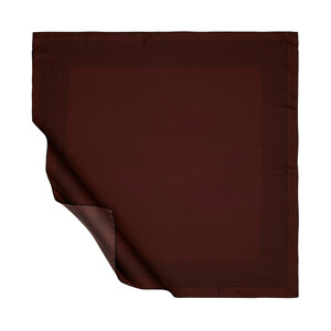 New Copper Prive Twill Silk Scarf - Thumbnail