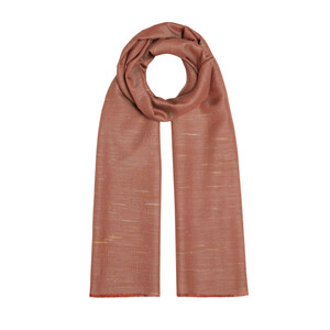 ipekevi - New Copper Shantung Wool Silk Scarf (1)
