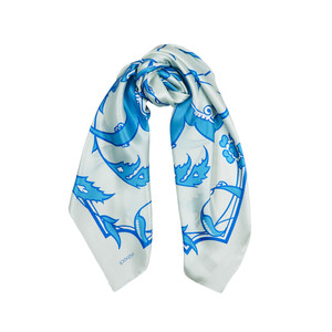 ipekevi - Nicaea Satin Silk Scarf Model 04 (1)