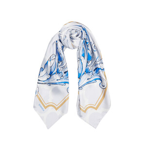 Nicaea Satin Silk Scarf Model 05 - Thumbnail