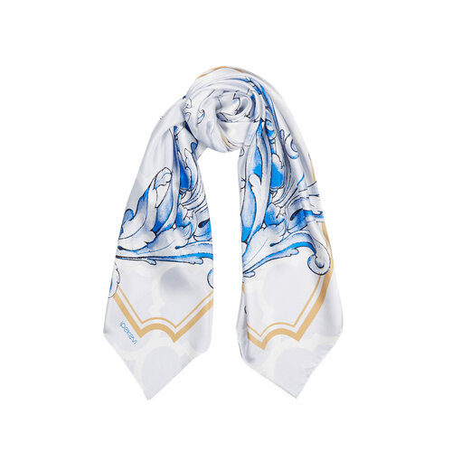 Nicaea Satin Silk Scarf Model 05