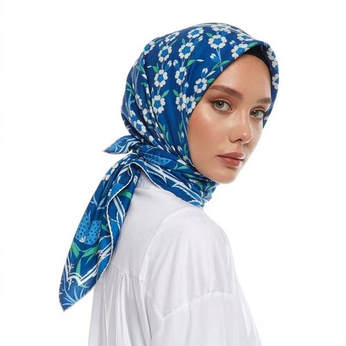 Nicaea Twill Silk Scarf Model 06