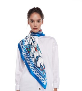 Nikaia Tivil İpek Eşarp Model 01 - Thumbnail