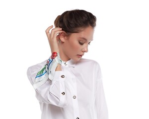 Nikaia Tivil İpek Mendil Model 03 - Thumbnail