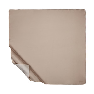 Nude Plain Silk Twill Scarf - Thumbnail