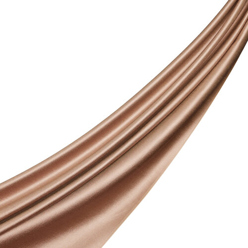 Nude Reversible Silk Neck Scarf