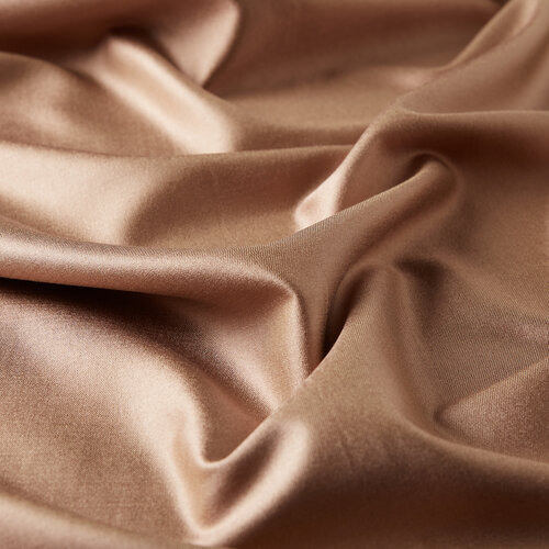 Nude Reversible Silk Neck Scarf