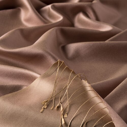 Nude Reversible Silk Neck Scarf