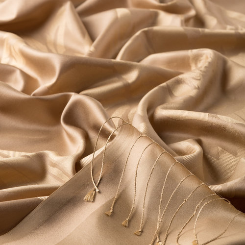 Nude Royal Garden Jacquard Silk Scarf