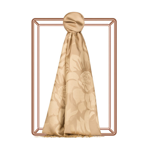 Nude Royal Garden Jacquard Silk Scarf