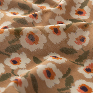 ipekevi - Nude Spring Flowers Cotton Scarf (1)