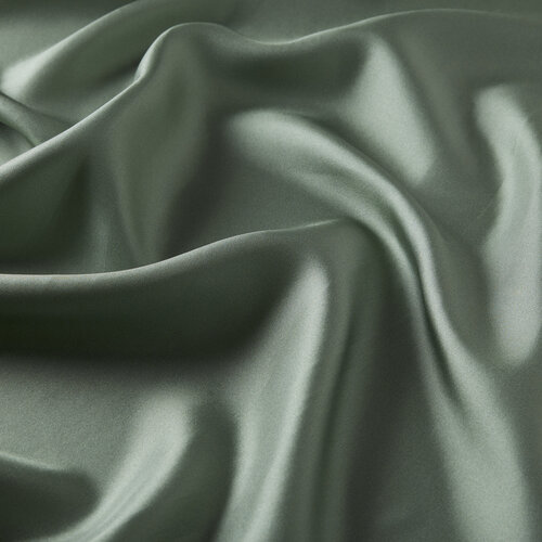 Oasis Green Plain Silk Twill Scarf