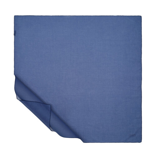 Ocean Blue Plain Cotton Scarf