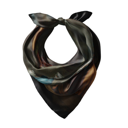 منديل حرير ساتان اليوم الأول من المدرسة