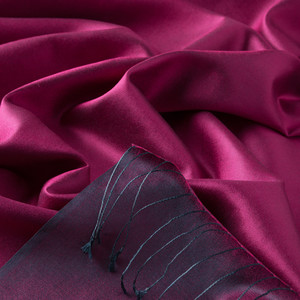 Oleander Pink Reversible Silk Scarf - Thumbnail