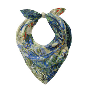 Olive Trees Satin Silk Pocket Square - Thumbnail