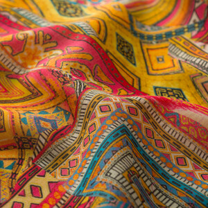 ipekevi - Orange Anatolian Dream Cotton Scarf (1)