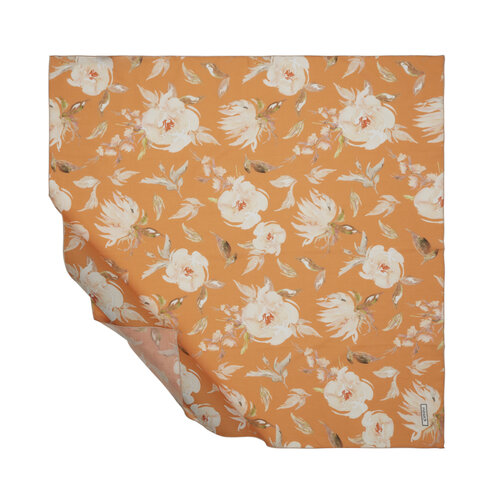 Orange Indian Rose Cotton Scarf