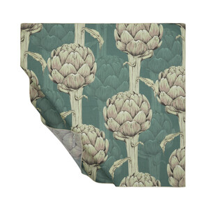 ipekevi - ايشارب قطن تصميم ورود لون أخضر استوائي