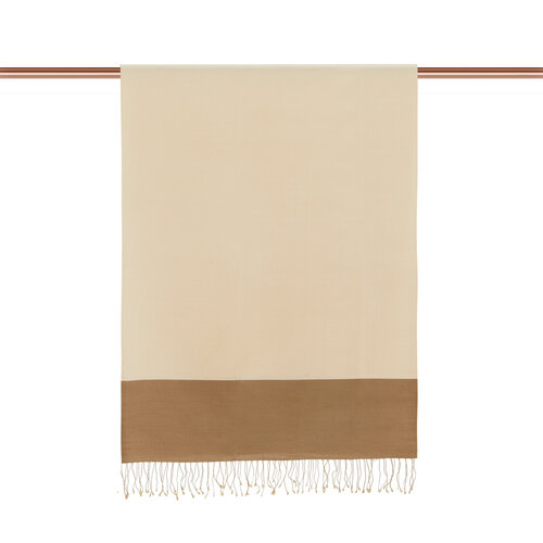 Ottoman Beige Reversible Silk Scarf