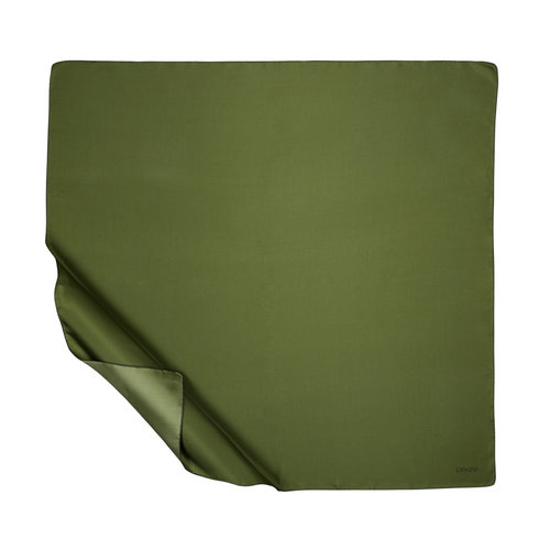 Ottoman Green Plain Silk Twill Scarf