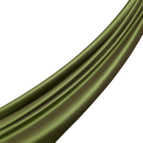 Ottoman Green Reversible Silk Neck Scarf