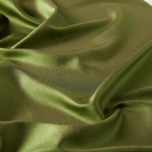 Ottoman Green Reversible Silk Neck Scarf - Thumbnail