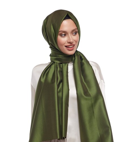 Ottoman Green Reversible Silk Scarf