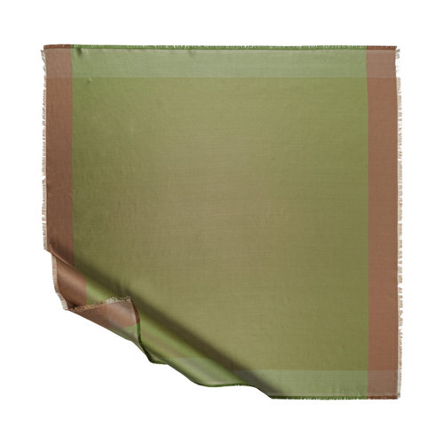 Ottoman Green Silk Twill Scarf