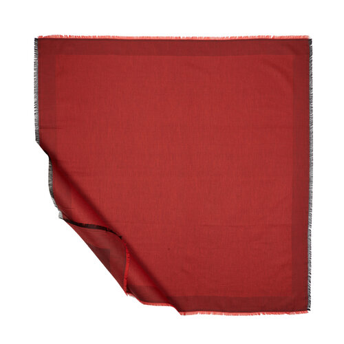 Ottoman Red Cotton Silk Scarf