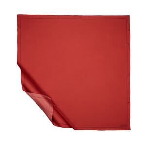 Ottoman Red Frame Silk Twill Scarf - Thumbnail