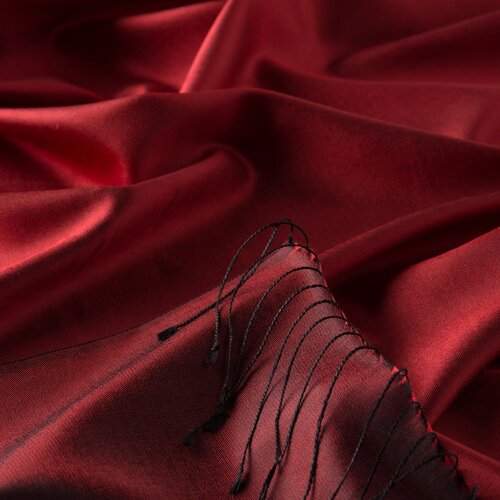 Ottoman Red Reversible Silk Neck Scarf