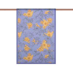ipekevi - Purple Crepe Myrtle Azalea Print Tencel Scarf (1)