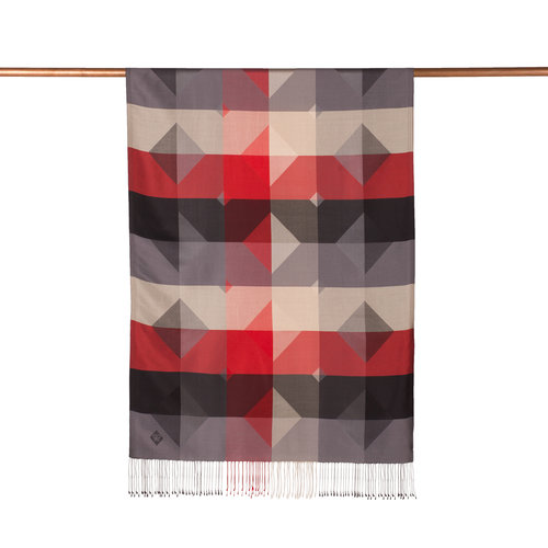 Parcel Print Silk Scarf Model 01