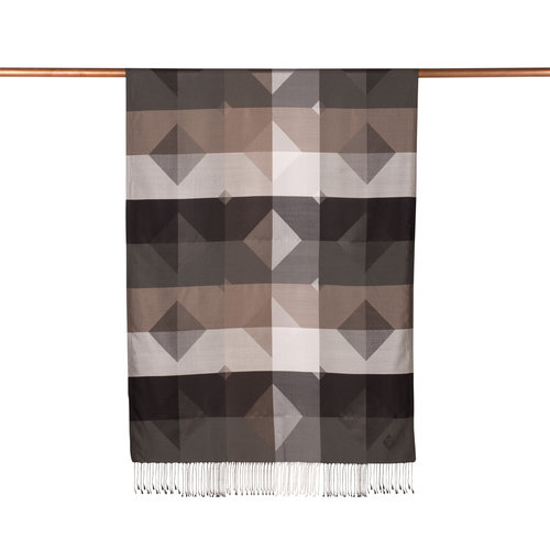 Parcel Print Silk Scarf Model 07