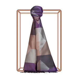 Parcel Print Silk Scarf Model 11 - Thumbnail