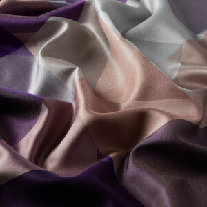 Parcel Print Silk Scarf Model 11 - Thumbnail