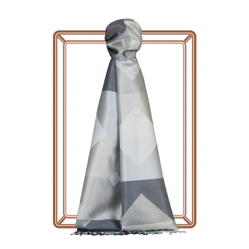 Parcel Print Silk Scarf Model 26